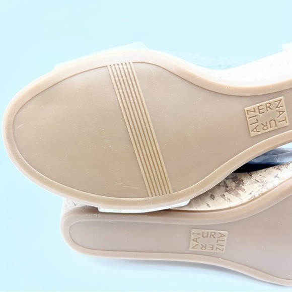 Naturalizer Womens Size 10 Areda Cork Platform Wedges Sandals Heels Shoes NEW - Picture 11 of 16